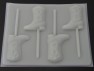 3534 Cowboy Boot Chocolate or Hard Candy Lollipop Mold
